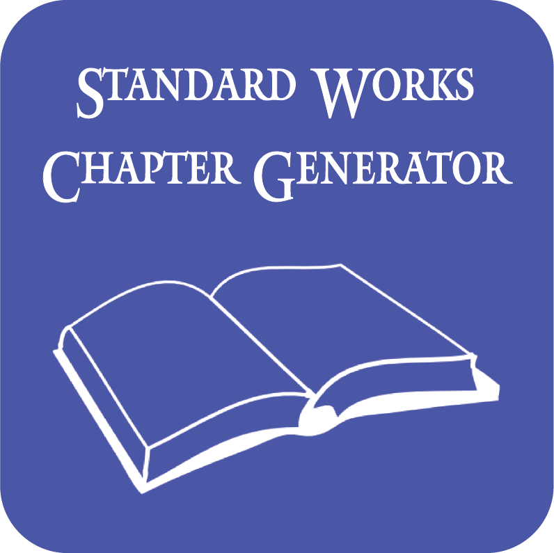 Standard Works Chapter Generator Logo